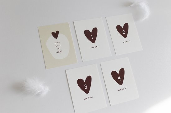 20x hippe baby mijlpaalkaartjes (A6 formaat) - milestone baby cards - cadeau zwangerschap - kado zwangerschap - babyshower cadeau - hoera zwanger - zwangerschapsverlof - kraamcadeaus - mijlpaalkaarten baby - baby kado - baby cadeau van KraamzorgShop — afbeelding 4