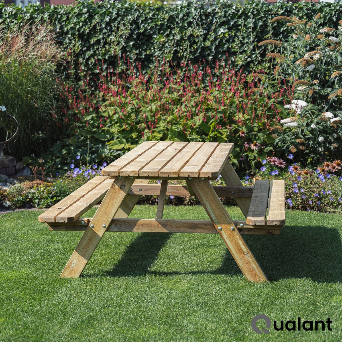Picknicktafel DeLuxe | Geïmpregneerd | 180 cm | Tuintafel 6 personen thumbnail 2