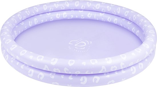 Swim Essentials Opblaasbaar Zwembad - Baby & Kinder Zwembad - Lila Panterprint - Ø 100 cm