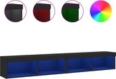 vidaXL-Tv-meubels-met-LED-verlichting-2-st-100x30x30-cm-zwart