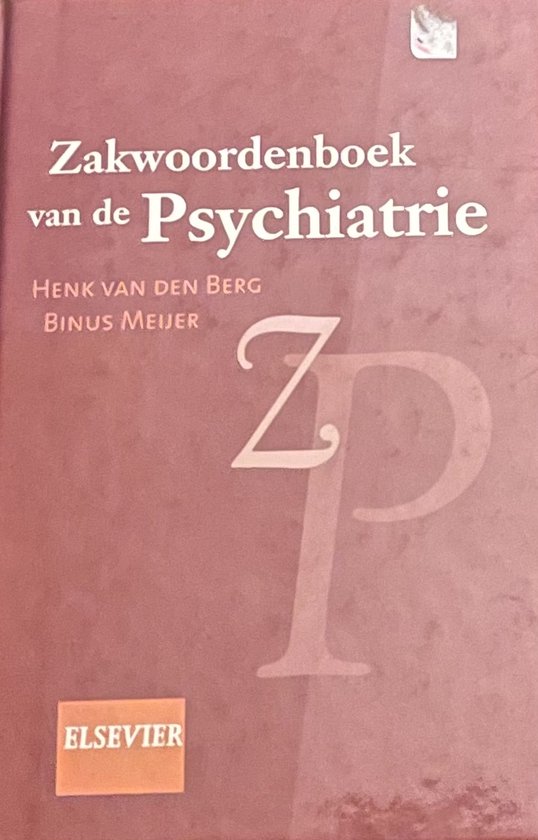Zakwoordenboek Van De Psychiatrie - cover