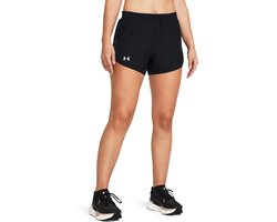 Under Armour Under Armour UA Fly By 3'' Shorts-BLK Dames Sportbroek - Zwart - Reflecterend