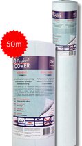 Perfect Cover® Ademend - 50m² - Zelfklevend afdekvlies - Stucloper - Afdekfolie - Waterbestendig - Waterdoorlatend - Voor Alle Oppervlakken