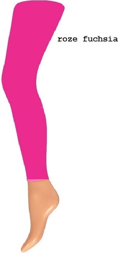 Kinderlegging 60 denier Roze Fuchsia 158-164