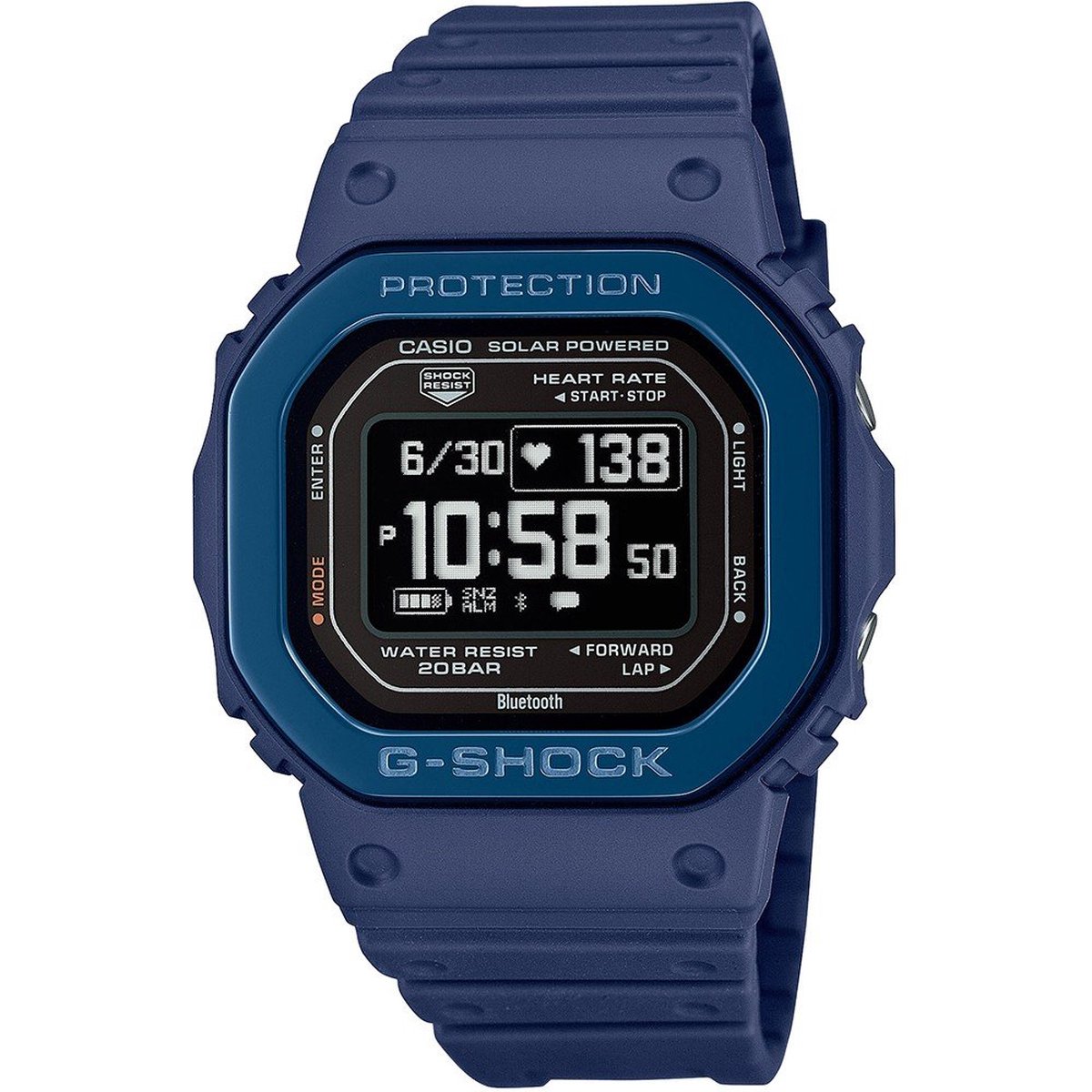 Casio G-Shock DW-H5600MB-2ER Horloge - Kunststof - Blauw - Ø 40 mm
