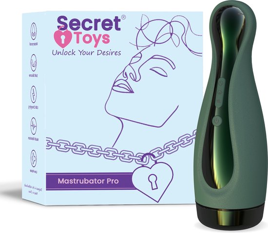 Secret Toys® Premium Masturbator - Masturbator voor Man - Kunstvagina - Pocket Pussy - Erotiek - Sex Toys voor mannen - 9 Standen - Fluisterstil & Discreet