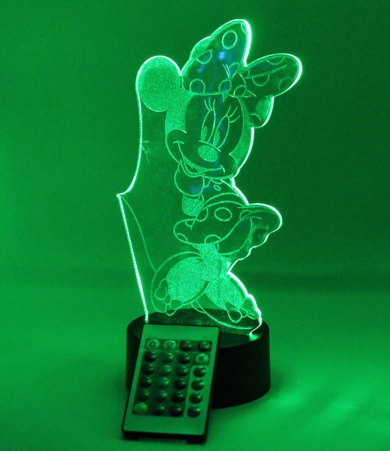 Hilset Creative 3D led lamp – Minnie mouse