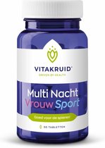 Vitakruid Vrouw Sport Multi Nacht 30 tabletten
