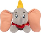 Dumbo Liggend Disney Pluche Knuffel met Geluid 28 cm {Disney Sound Plush Toy | Speelgoed knuffeldier knuffels voor kinderen jongens meisjes | Lady en de Vagebond, 101 Dalmatiërs, Pluto, Simba Lion King, Dombo Olifant}