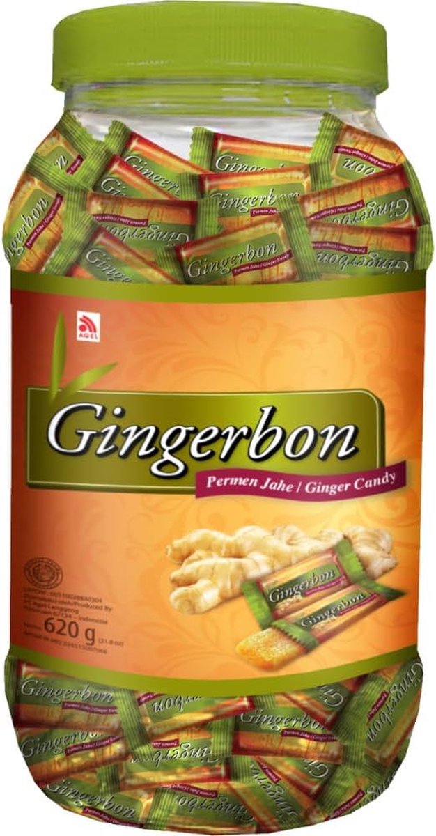 Gingerbon - Gember Snoep - Original - 620 Gram - (Hersluitbaar)
