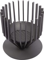 Bol.com RedFire – Irving – Medium – Zwart - Staal – Vuurkorf – Fire Pit – Stevig staal – Diameter 44cm – Terrasverwarming – Sfee... aanbieding