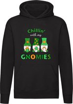 Chillin with my gnomies Hoodie - st patricks day - feestdag - irish - dublin - festival - pub - ierland - unisex - trui - sweater - capuchon