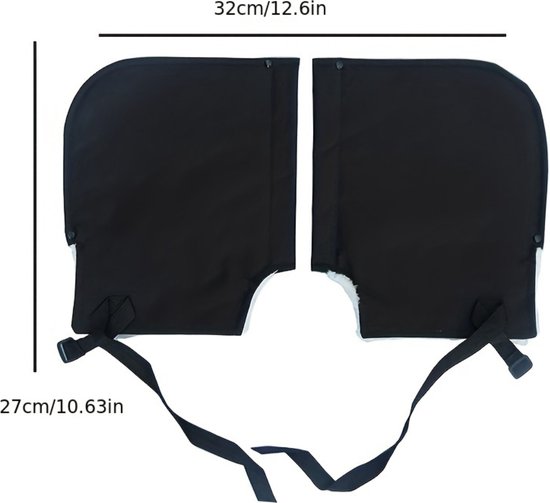 Nivard Gants Moto - Gants - Manchons Vélo - Scooter - Cyclomoteur - Etanche - Etanche