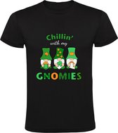 Chillin with my gnomies Heren T-shirt - st patricks day - feestdag - irish - dublin - festival - pub - ierland