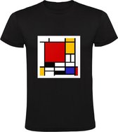 Mondriaan Henren T-shirt - kunst - schilderij - kunstenaar