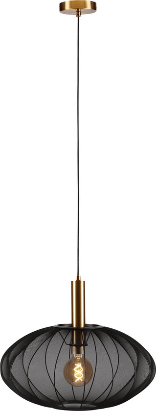 Lucide CORINA - Hanglamp - Ø 50 cm - 1xE27 - Zwart