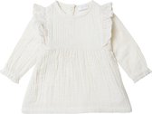 Noppies Girls Dress Cologne Robe à manches longues Filles - Whitecap Grey - Taille 56