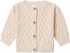 Noppies Girls Cardigan Catlin long sleeve Meisjes Vest - Shifting sand - Maat 50