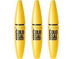 Maybelline Volume Express Colossal Mascara 100% Black - 3 stuks