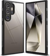 Ringke Fusion Bold | Hoesje Geschikt voor Samsung Galaxy S24 Ultra | Back Cover Transparant / Zwart
