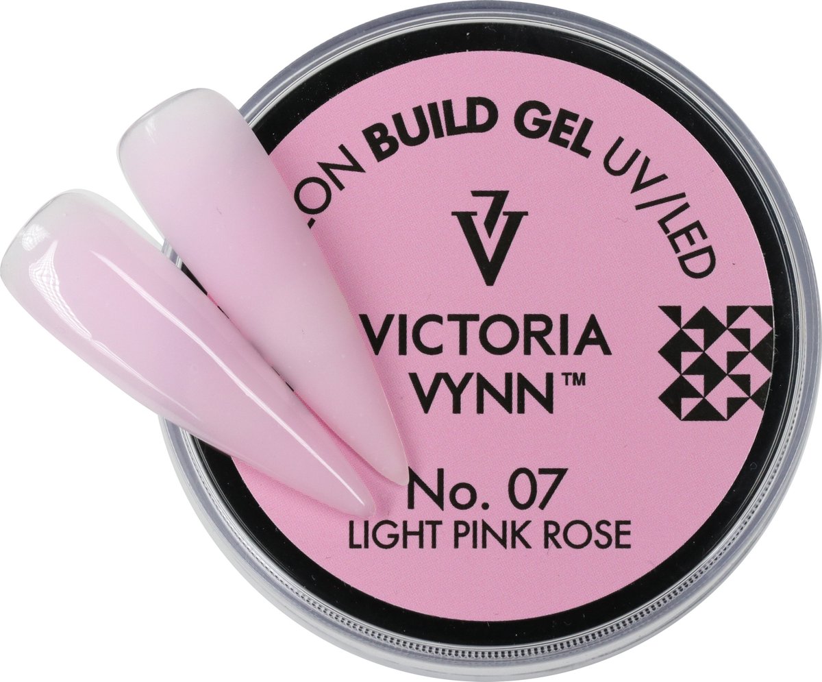 Goedkoopste 15ml Victoria Vynn – Builder Gel 07 Light Pink Rose 15 ml - gelnagels - gel - nagels - manicure - nagelverzorging - nagelstyliste - buildergel - uv / led - nagelstylist - caramdia