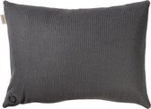 Kuddle Warmtekussen Elektrisch - 45x60cm - Knitted 'Cozy Grey' - Draadloos & Oplaadbaar - Inclusief Powerbank