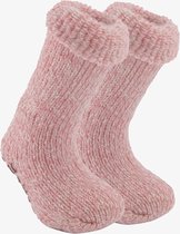 1 paire de chaussettes antidérapantes enfant rose - Taille 31/34
