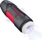 Wicked Willy® - Masturbator voor mannen met vibratie functie - Elektrische Masturbator - Train je uithoudingsvermogen met deze Masturbator - Zwart - 5 Zuig en 7 Vibratiestanden.