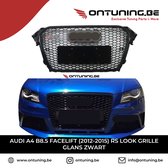 Audi A4 B8.5 Facelift (2012-2015) RS Look Grille Glans Zwart