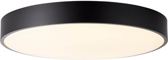 Brilliant Slimline - Plafondlamp - LED 36W - CCT - Zwart