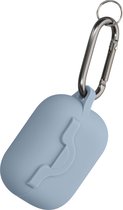 kwmobile hoesje geschikt voor Apple Airpods Pro 2 / Pro 1 case - Cover voor oordopjes case - Flexibel silicone - In lichtblauw