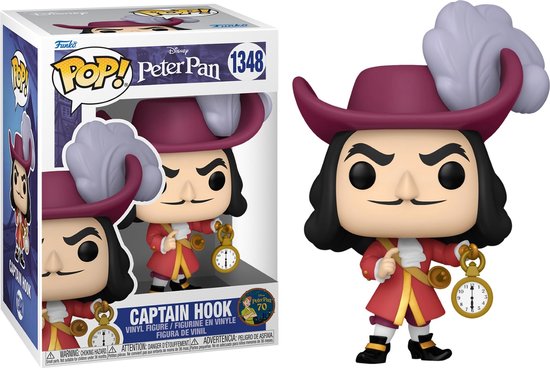Pop Disney: Peter Pan - Captain Hook - Funko Pop #1348 - Funko