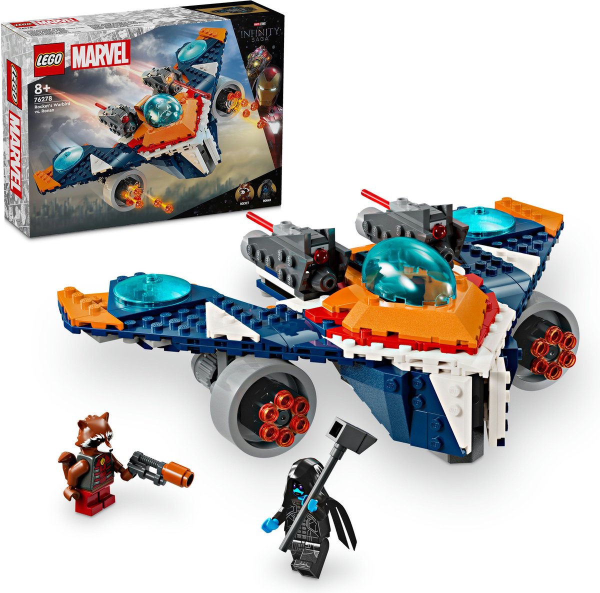 LEGO Marvel - Rockets Warbird vs. Ronan Constructiespeelgoed thumbnail 3