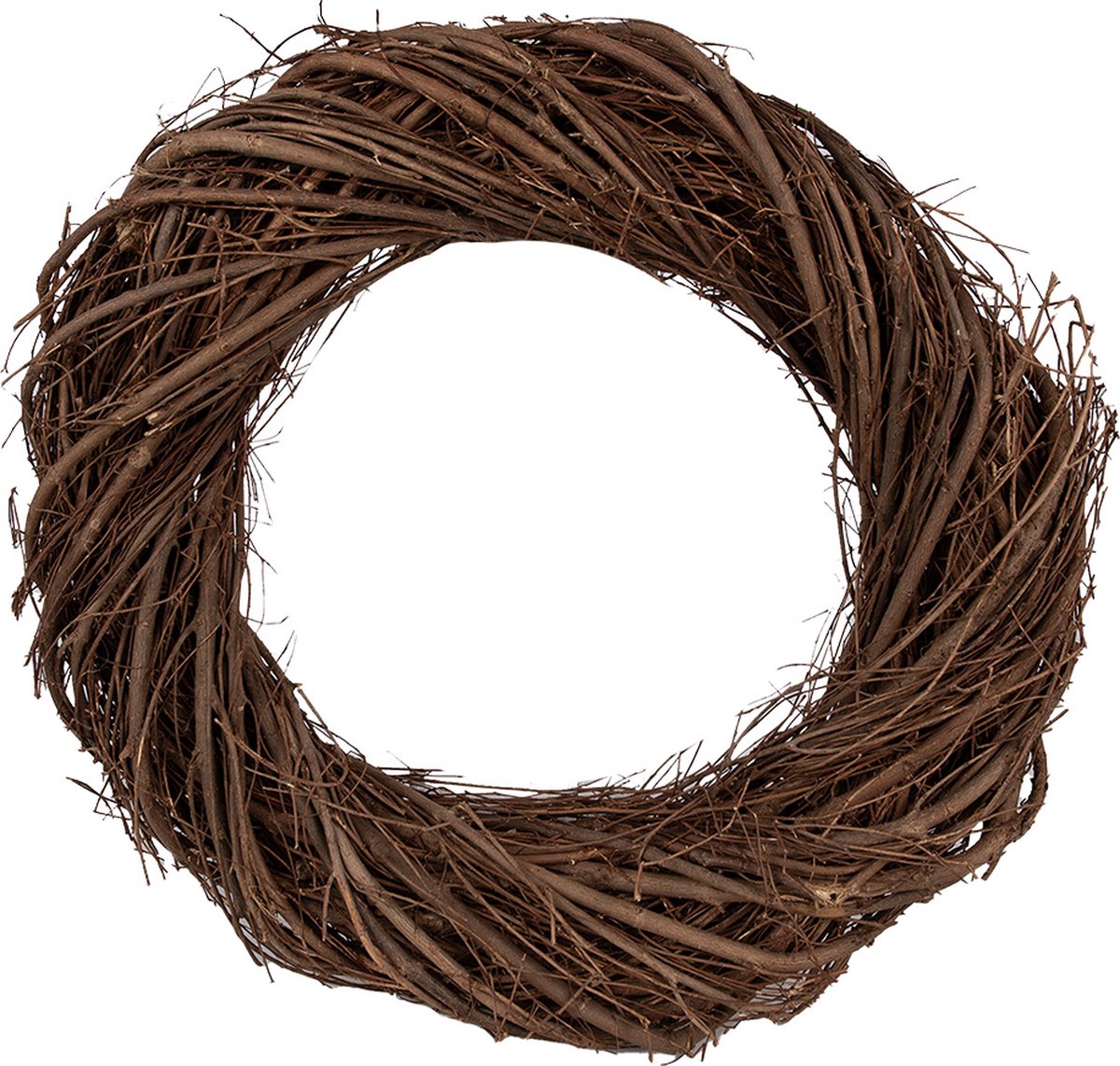Clayre & Eef Krans Ø 40 cm Bruin Hout