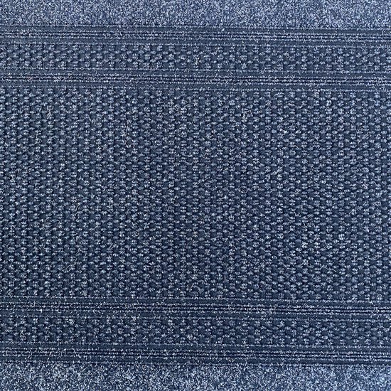Panorama Oosterse Hydraulische Tegel Ronde Blauwe 100x100 cm - Vinyl Keukenmat - Woonkamer Kleed Antislip, Schimmeldodend en Vlamvertragend - PVC Vloerkleden Panorama Oosterse Hydraulische Tegel Ronde Blauwe 100x100 cm - Vinyl Keukenmat - Woonkamer Kleed Antislip, Schimmeldodend en Vlamvertragend - PVC Vloerkleden