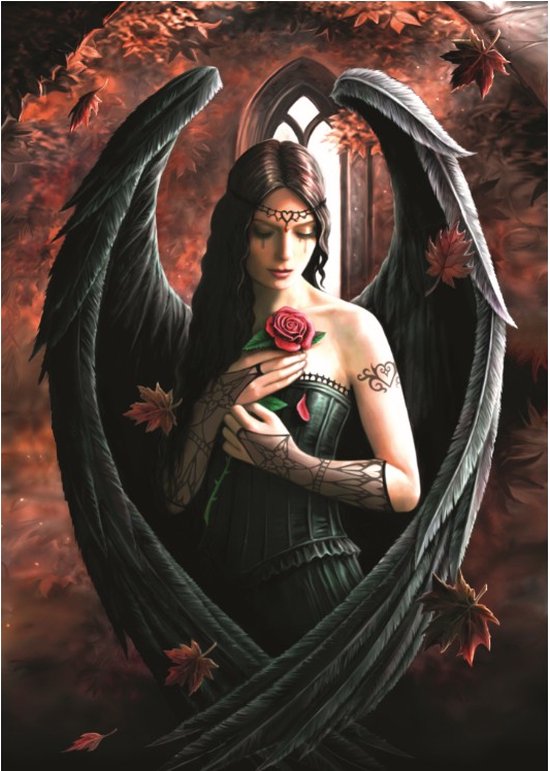 Anne Stokes - Angel Rose Puzzel 1000 Stukjes