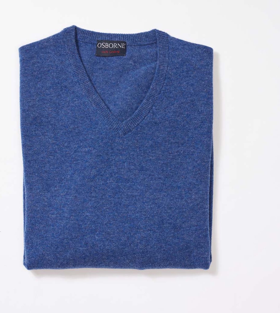 Osborne Knitwear Trui met V hals - Geelong wol - Ullswater - S