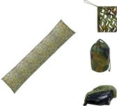 vidaXL Camouflagenet - 1.5 x 7 m - groene camouflage - Waterbestendig - Sneldrogend - UV-bestendige coating - Tarp
