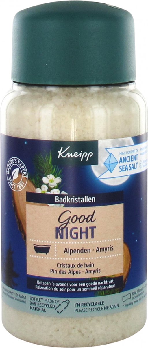 Kneipp Goedenacht Badkristallen Alpendennen Amyris 600 g