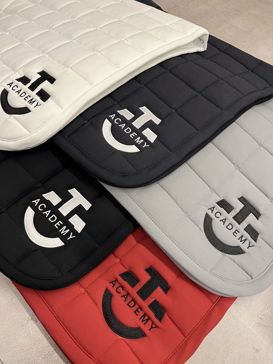Tapis de selle matelassé Cavalleria Toscana CT Academy - Noir (9999) - Taille Dressage - Complet