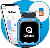 Qlokkie Kiddo Play - Smartwatch kinderen - GPS Horloge kind - GPS Tracker - Videobellen - Veiligheidsgebied instellen - SOS Alarmfuncties - Whatsapp - Inclusief simkaart en mobiele app - Blauw