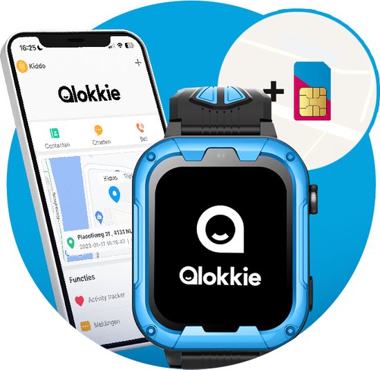 Qlokkie Kiddo Play GPS Horloge