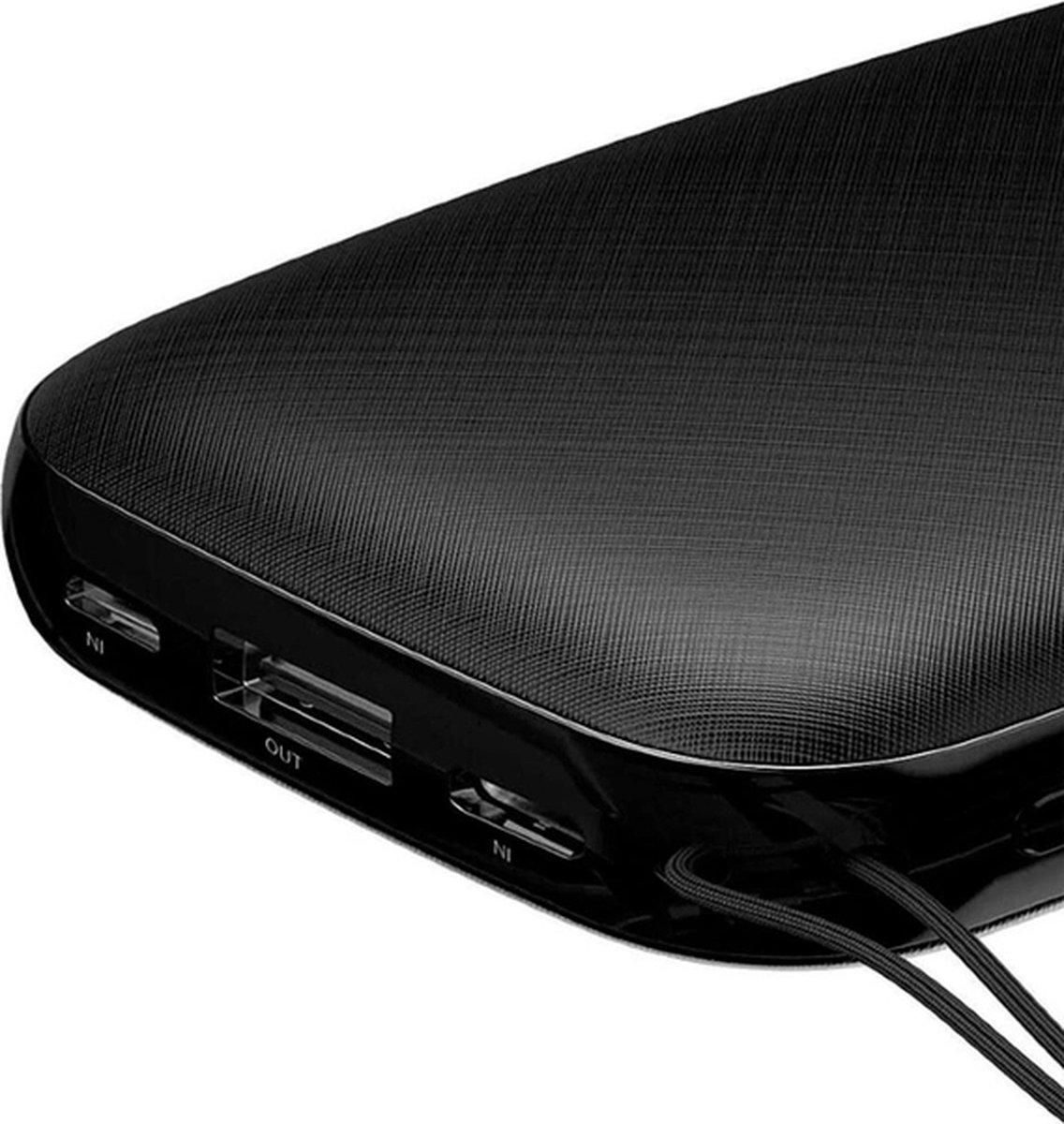 DrPhone SwiftCharge - Nood 10000 mAh powerbank – Draagbare Powerbank - Ingebouwde Beveiliging - Smartphone / Horloge lader - Zwart — cadeau in Gadgets - foto 6