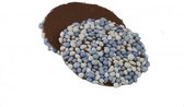 chocolade beschuit met muisjes blauw 500 gram handgemaakt puur chocolade voor babyshower en geboorte