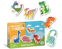 Magneten Set met Dinosaurus - 15 Magneten Speelgoed - Dinosaurus Speelgoed - Magneten Dino - Magneten Kinderen - Magneten Koelkast