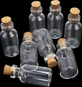 Finnacle - Glazen flesjes met kurk | 5ml | 50 stuks