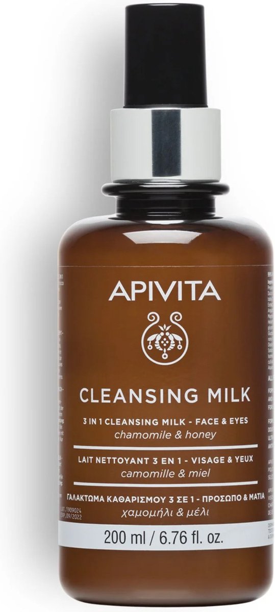 Goedkoopste Apivita Melk Face Care Cleansers 3 in 1 Cleansing Milk with Chamomile & Honey