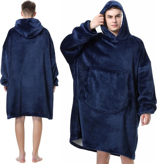 Oversized Deken Hoodie Fleece Fluffy Snuggle Hoodies