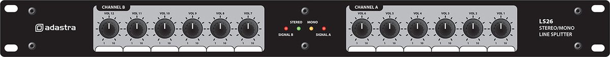 Citronic LS26 mono/stereo lijn splitter signaal verdeler