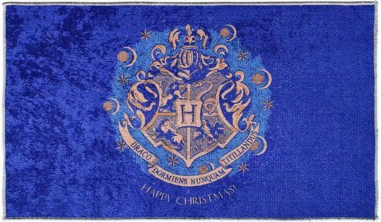 Wizarding World - Harry Potter - Paillasson - Logo de Noël de Poudlard 45x75cm